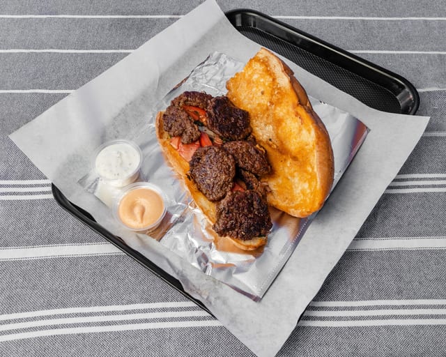Kofte Sandwich.